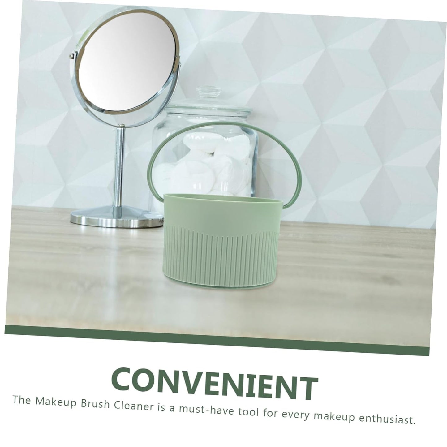 Portable Makeup Brush Pp Cleaning Bowl for Efficient Makeup Brush Maintenance